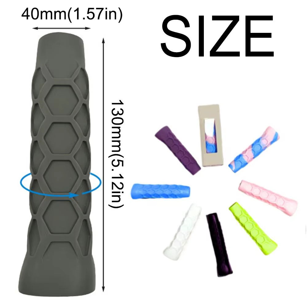 High Elastic Pickleball Racket Handle Sleeve Non-Slip Sweat Absorption Pickleball Racket Grip Cover Octagonal Honeycomb