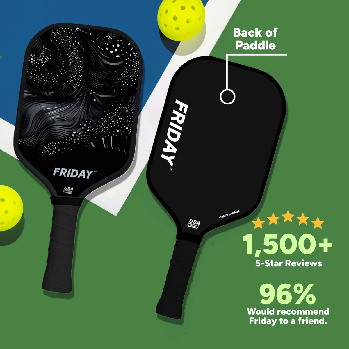 ball Paddle | Carbon Fiber (16Mm)