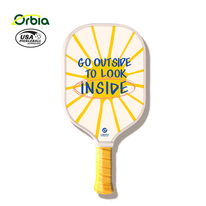 Orbia Pickleball Paddle with Carbon Surface USAPA Approve Carbon Fiber Pickleball Racket Honeycomb Core Pickleball Paddle