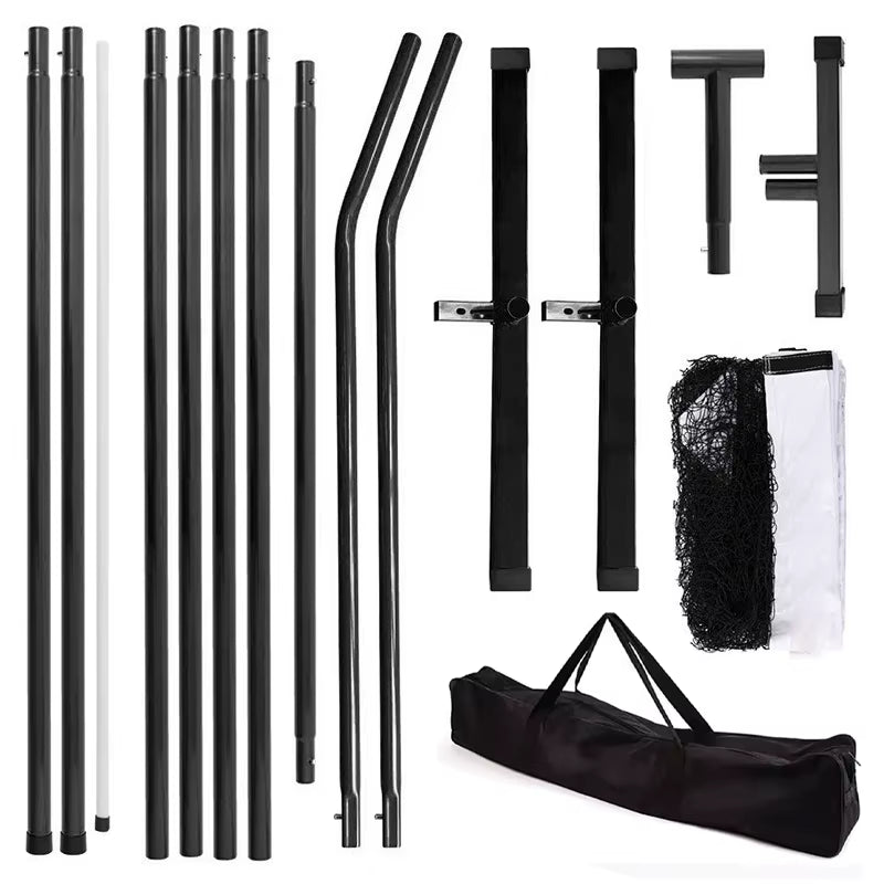 Wholesale Portable Pickleball Net Set - 22 FT & 11 FT Half Court, Metal Frame System with Carry Bag
