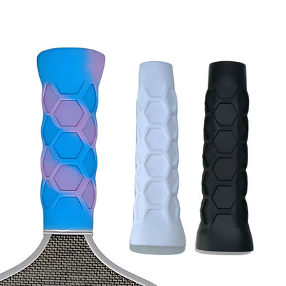 High Elastic Pickleball Racket Handle Sleeve Non-Slip Sweat Absorption Pickleball Racket Grip Cover Octagonal Honeycomb