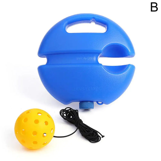 Professional Pickleball and Tennis Trainer Rebound Ball with String Baseboard for Self-Study and Training Enhancement
