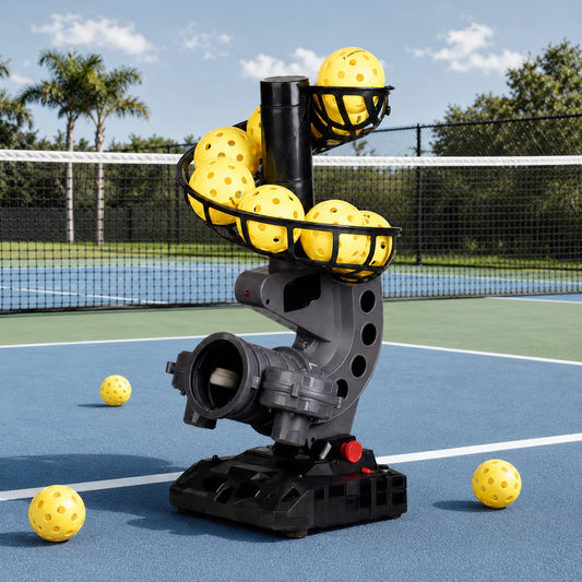 Advanced Pickleball Training Machine with Adjustable Speed, Variable Trajectory, and Automatic Ball Launching for Solo Practice for All Ages