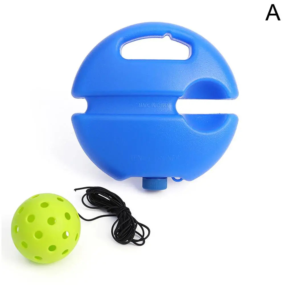 Professional Pickleball and Tennis Trainer Rebound Ball with String Baseboard for Self-Study and Training Enhancement
