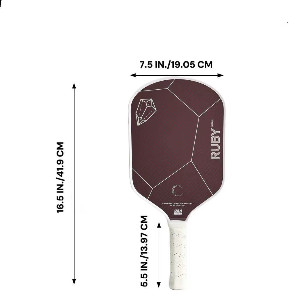 RUBY Kevlar Carbon Fiber Pickleball Paddle, Professional Pickleball Racket