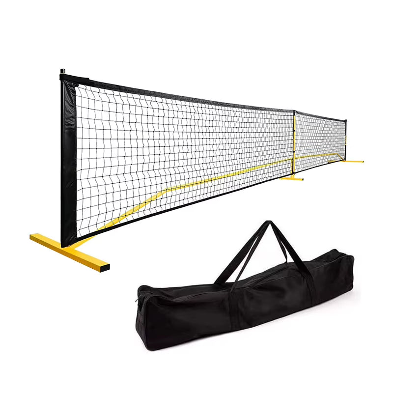 Wholesale Portable Pickleball Net Set - 22 FT & 11 FT Half Court, Metal Frame System with Carry Bag